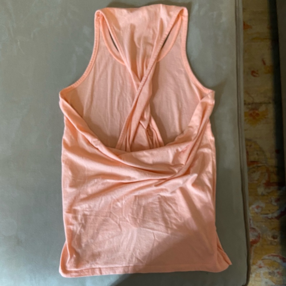 Open back fabletics tank